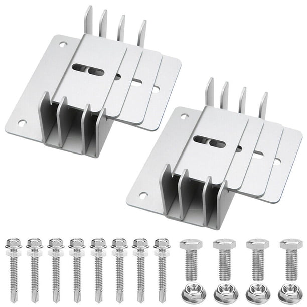 24 x soporte de módulo solar soporte de aluminio para módulo solar fotovoltaico en ángulo Z; Soporte para módulo solar 80x, accesorio de aluminio, ángulo Z, soporte para módulo solar PV DE