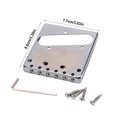 thumbnail image 2 of Guitars Bridges Upgrade Structure Vintage Bridge Bass Spare 6 Strings Parts Adjust Tones Musical Instrument Supply Adults, 2 of 7