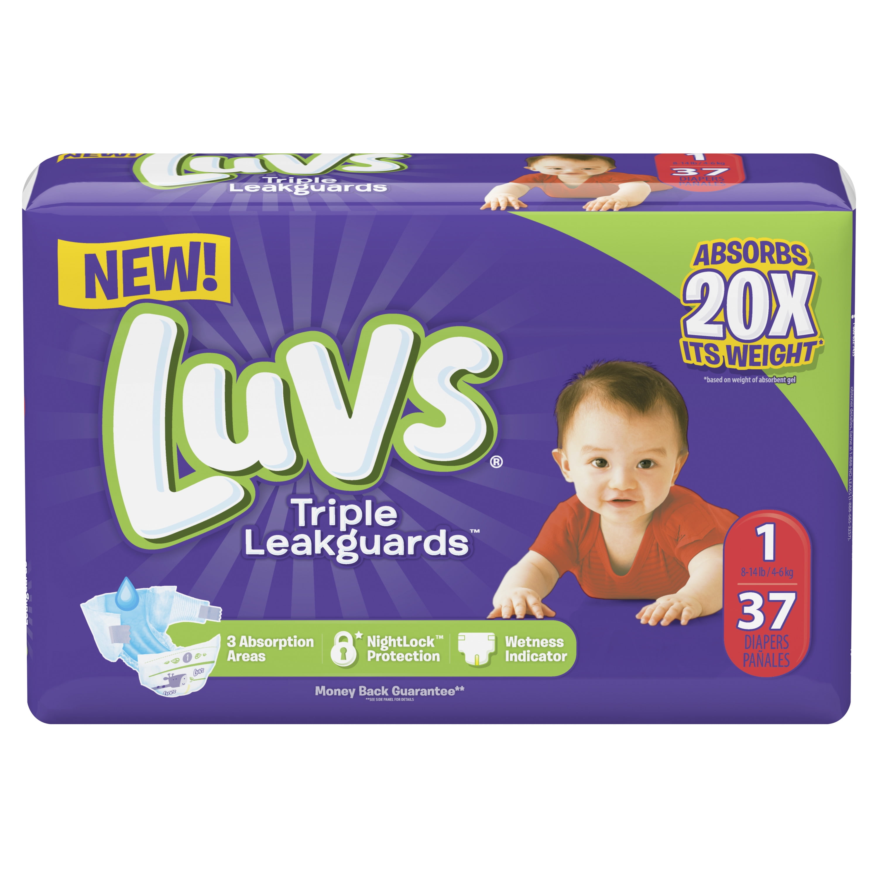luvs pampers size 1
