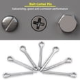 thumbnail image 3 of Juego de pasadores divididos de tornillo surtido de hardware de pasador de chaveta de galvanización estándar GB de 2,5 mm (M2.5*25) VoborMX herramienta, 3 of 8