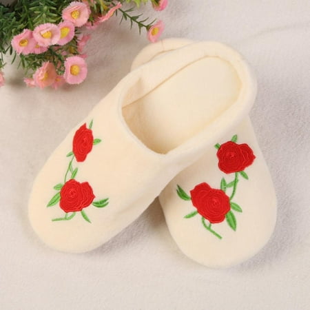 

Pretty Comy Slippers for Women Cotton Soft Slippers Anti-skid House Slippers Winter Warm Slippers Indoor Slippers Shoes for Women Men Boys Girls Couple