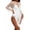 Knit-White, variant on Womens Bathing Suit Cover up Swimsuit Beach Bikini Cover Up Loose V-Neck Swimwear Button Down Shirt Dress White
