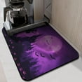 thumbnail image 2 of Dish Drying Mat for Kitchen Counter Halloween Horror Pumpkin Spooky Castle Moon Kitchen Drying Mat Non Slip Foldable Washable 18x24 Inch Dish Drying Pad for Coffee Tableware Sink Countertop, 2 of 7