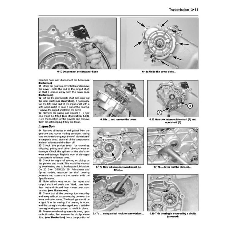 Vespa GTS, GTV, LX & S 125 to 300 (05 - 18) Haynes Repair Vespa GTS, GTV, LX & S 125 to 300 (05 - 18) Haynes Repair