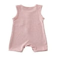 thumbnail image 2 of Combinaison une Pièce Sans Manches pour Bébé Fille Garçon, Barboteuse Justaucorps Tenue d'Été, 2 of 6