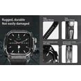 thumbnail image 4 of VeveXiao Rugged Case with Band for Apple Watch Series 10 Bands 46mm (2024), Metal Protective Cover Case with Silicone Strap Shockproof Bumper for iWatch Series 10 46mm Mens Womens Strap, 4 of 7