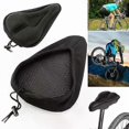 thumbnail image 3 of 3D Silicone Gel Bike Seat Cushion Cover, Soft Thickened Cycling Saddle Pad for Mountain Bikes, 3 of 5