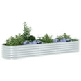 thumbnail image 2 of vidaXL Garden Raised Bed 320x80x44 cm Galvanised Steel Silver, 2 of 5