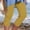 Yellow, variant on SEMPAI Womens Capri Pants High Waist Yoga Leggings Summer Workout Cropped Pants Comfy Stretchy Tights Casual Beach Pant
