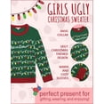 thumbnail image 2 of Girls' Ugly Christmas Sweater - Holiday Novelty Pullover Ugly Xmas Sweaters for Kids (Sizes: 4-16), 2 of 5