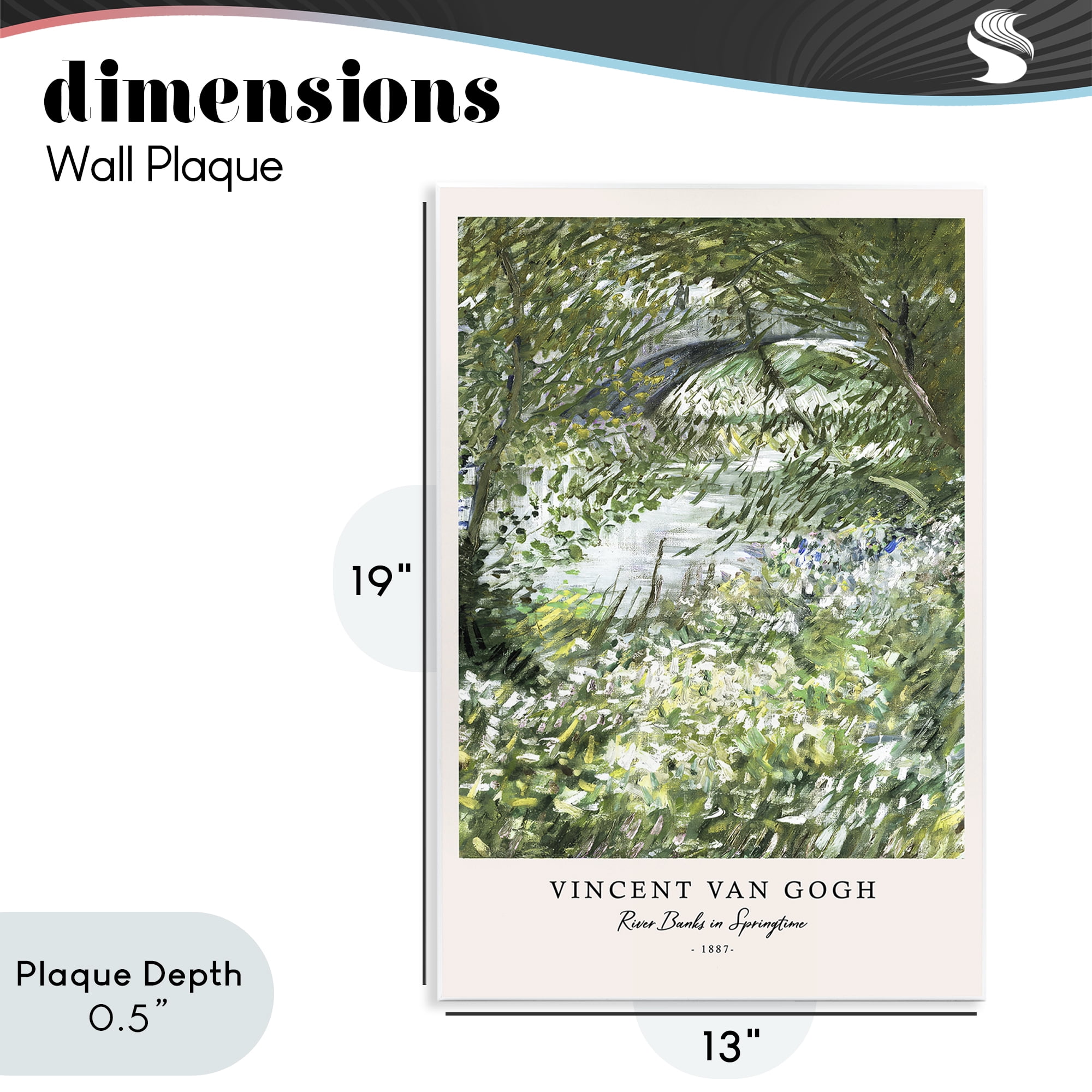 Stupell Industries Classic River Banks At Springtime Wall Plaque Art, design by Vintage Hustle