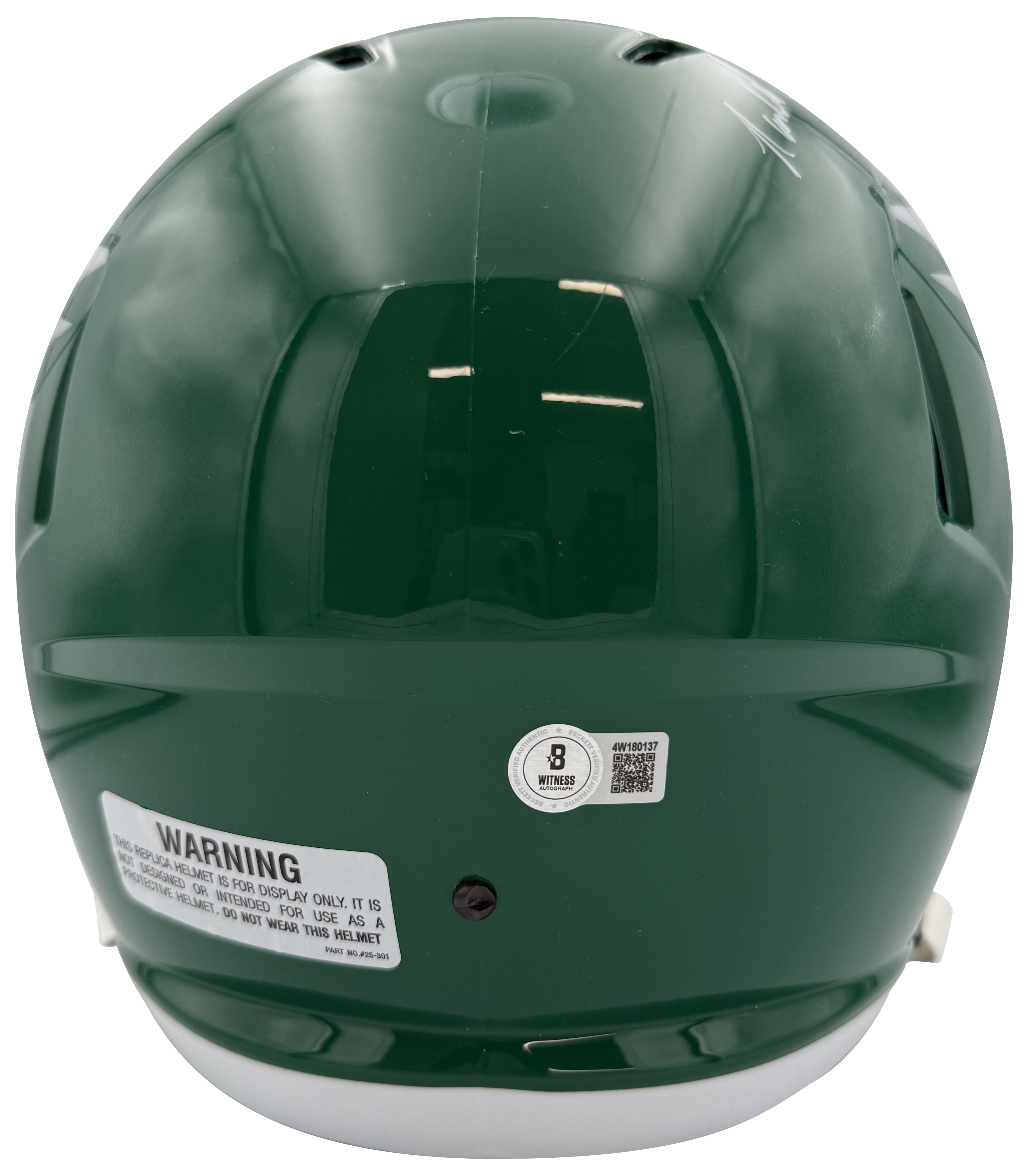 Randall Cunningham Autographed Philadelphia Eagles Signed Football Full Size Replica Helmet FLY EAGLES FLY Beckett COA