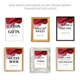 thumbnail image 3 of Koyal Wholesale Deep Red Watercolor Wedding Signs Bundle Set for Ceremony, Reception Decor Signage, 8.5 x 11", 30-Pack, 3 of 5