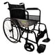 thumbnail image 1 of Silla De Ruedas Descansapies Removibles 18 pulgadas Eko Negra Eko Mobility WXC18NEFDAS, 1 of 3