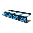 thumbnail image 3 of DOLITY Spray Bottle Rack Holder with 5 Square Hooks for Utility Room Workspace Home blue 4 holes, 3 of 8