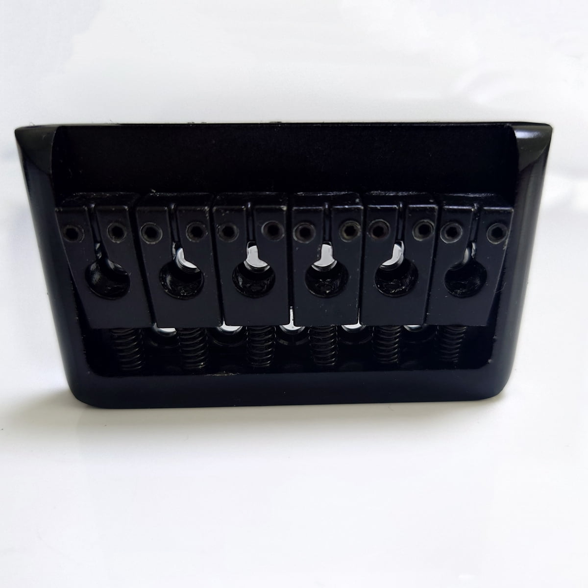 6 String Fixed Bridge 1 Set Iron Saddle Bridge Tailpiece for Electric Guitar Parts