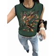 thumbnail image 2 of Women'S Sleeveless Sweater Horse Jacquard Sweaters Pullover Tank Tops Knit Vest Trendy Clothing -356 L, 2 of 3