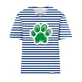 thumbnail image 4 of Camisetas Casuales de Mujer Nueva Moda Impresa Cuello Tripulado Manga Corta, Top Ligero para Diario Y Fiesta, 4 of 4