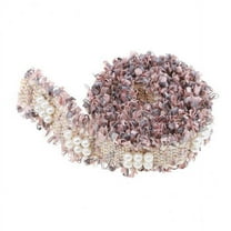 2x Pearl & Lace Beaded Sew Trimming Vintage Style Wedding Bridal Ribbon 1 Yard