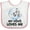 White and Pink, variant on Inktastic Raccoon My Vovo Loves Me Boys or Girls Baby Bib