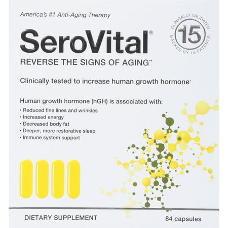 Serovital Supplement Capsules – Scientifically Formulated Renewal Complex – 84 Capsules