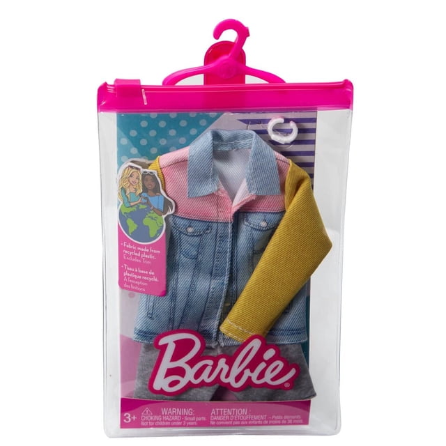 Paquete de Ropa para Muñeco Ken Barbie con Chaqueta de Mezclilla y Reloj