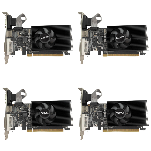 Tarjeta GT730 4GB DDR3 128Bit Gráficos con ventilador de refrigeración Gráficos para juegos para PC