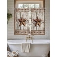thumbnail image 4 of Texas Star Grey Wooden Living Room Curtains 2 Panel, Farmhouse Berry Countryside Cafe Window Treatment, Farmhouse Bedroom Bathroom Kitchen Curtains Drapes 104"x54", 4 of 6