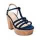 thumbnail image 4 of Sandalias T-Bar azul marino para mujer con plataforma Dorothy Gaynor 26.5 Dorothy Gaynor Sandalias T-Bar azul marino para mujer con plataforma Dorothy Gaynor 26.5, 4 of 6