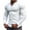 White, variant on Haoxianjian Shirts For Men Coof&Y Shirts For Men Pullover Sweater Stand Collar Elastic Solid Colorlong Sleeve Round-Neck Blouses & Shirts Casual Long Sleeve Pullover