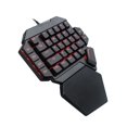 thumbnail image 3 of Teclado De Una Mano Mini Teclado Portátil Para Juegos Teclado De Controlador De Juego De Una Mano Serendint EL008580-00, 3 of 4