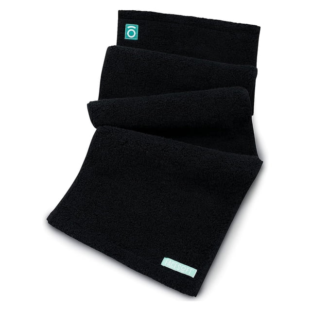 FACESOFT Toalla Activa Ecológica, Toalla Facial, Negro, 1 Pieza