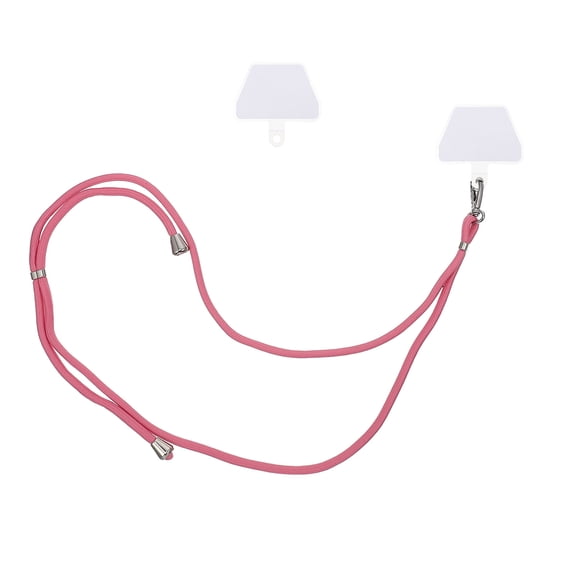 Toddmomy 1Set Pink Nylon Phone Strap Lanyard for Phone with Adjustable and Quick Release Function