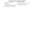 thumbnail image 2 of Tusk Brake Pad - Sintered Metal Front For Honda Monkey (ABS) 2022-2025, 2 of 2