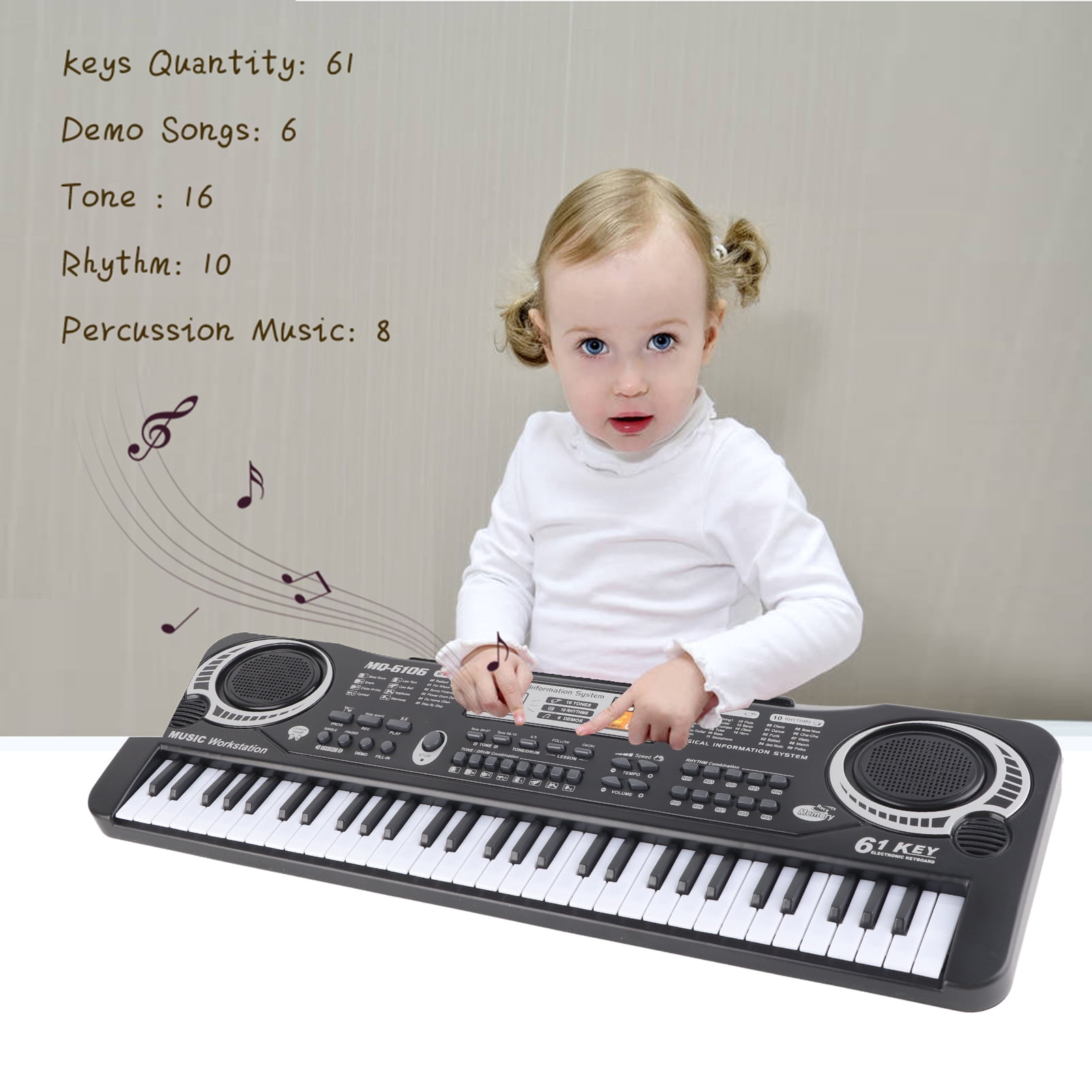 Electric Digital Piano, Electric Piano, Portable Piano Keyboard Electric Piano, Keyboard Piano For Kids For Adults Musical Instruments Starter Educational
