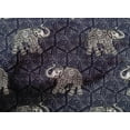 thumbnail image 4 of oneOone Cotton Cambric Fabric Elephant Block Decor Fabric Printed BTY 56 Inch Wide, 4 of 4