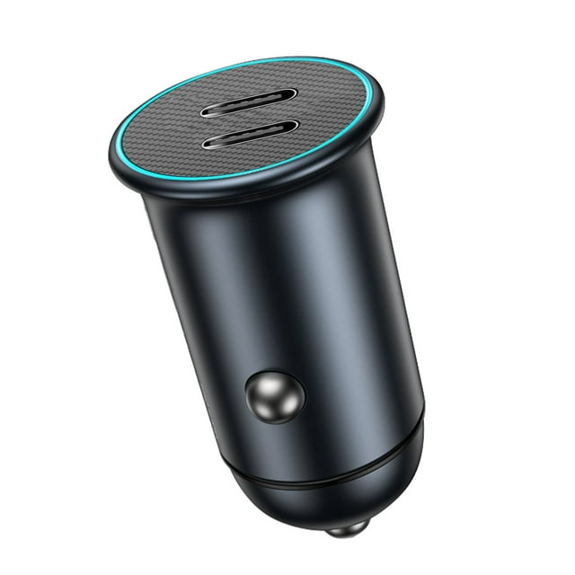 COM1950s Car Charger Adapter, Usb Car Charger, Supporting Low-Voltage Direct Charging 60W Car Charging Pd Car Charger Usb-C Plug Flash Charging Qc3.0 Car Charging Head, Fast Car Charger