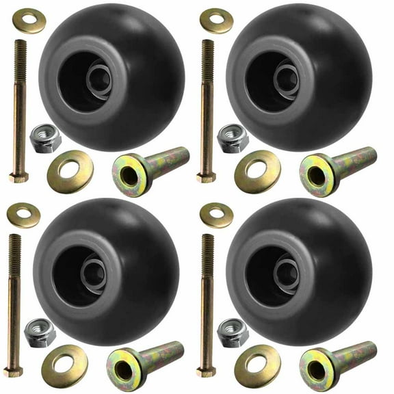 4Pk Deck Wheel & Hardware for Exmark Mowers 103-8415 126-2928 116-9362 116-8131