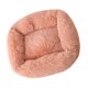 thumbnail image 1 of Cama acogedora para perros y gatos, perrera cálida, nido largo de felpa, tapete suave rectangular S rosa, 1 of 9