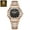 Rose Gold Black, variant on Men Luxury Rose Gold Diamond Quartz Fashion Stainless Steel Plaid Watch Luminous Date Wristwatch