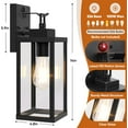 thumbnail image 6 of Nordic Hygge 14” Upgraded Motion Sensor Outdoor Wall Lights, 2-Pack, 6 of 7