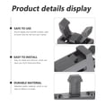 thumbnail image 5 of KAKOWELY Plastic Trash Can Lid Lock PushButton for Home Use Black Easy to Install and Remove,0.87"X0.47"X0.24", 5 of 5