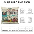 thumbnail image 5 of SHANXI Decorative Pillow Cover, Modern Flower Print Durable, Zipper Closure, Living Room, Bedroom Decorations, Camper Gifts 20x20in, 5 of 5