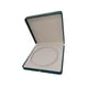 thumbnail image 5 of Caja organizadora de joyas para mujer, de cuero sintético, para guardar collares y colgantes Verde, 5 of 9