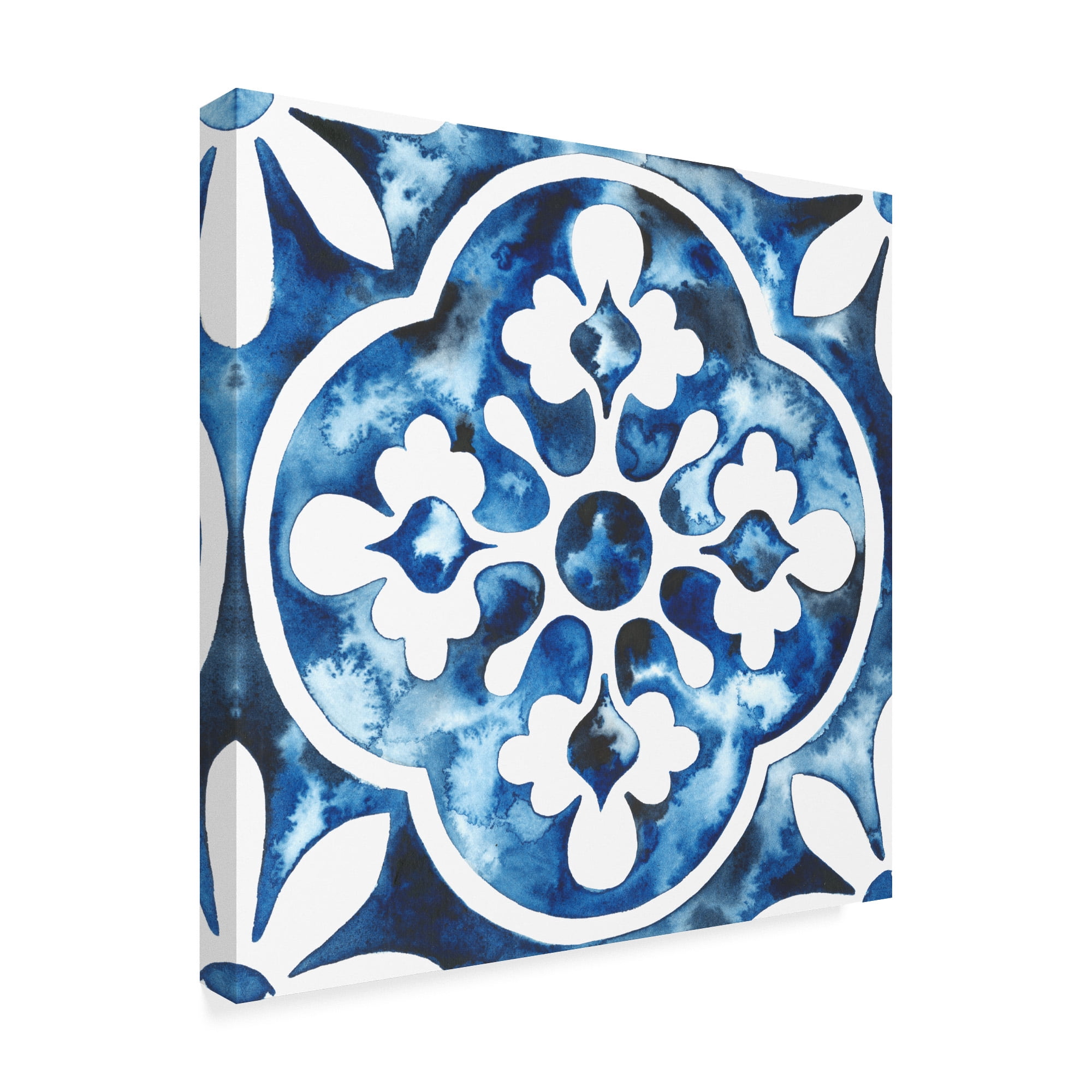 Trademark Fine Art 'Cobalt Tile I' Canvas Art by Grace Popp