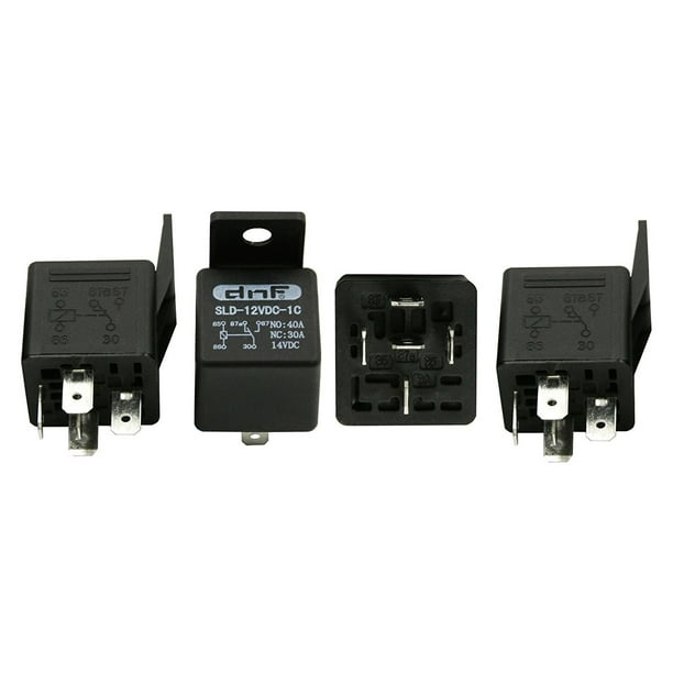 DNF (4 Pack) 30/40 AMP 12V Bosch Style SPDT Relay