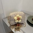 thumbnail image 3 of Bolsos de mano para mujer, bandolera de flores tejidas con paja, bolso de paja bohemio sencillo tejido a mano FLhrweasw  Nuevo, 3 of 9