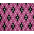 thumbnail image 4 of oneOone Polyester Lycra Pink Fabric Argyle Check Diy Clothing Quilting Fabric Print Fabric By Yard 56 Inches Wide, 4 of 4