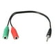 thumbnail image 4 of 6x Cable Divisor de sonido Estéreo Y de 3,5 Mm, Adaptador de Conector de 3,5 Mm a 3,5 Mm para Auriculares, Teléfonos Inteligentes 6 piezas, 4 of 7