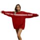 thumbnail image 3 of RKSTN Women's Valentine's Day Sweatshirt Couples Oversized Crewneck Valentines Letter Printed Sweatshirts Unisex Couples Plus Size Round Neck Loose Comfy Long Sleeve Sweatshirt Couplewear, 3 of 9